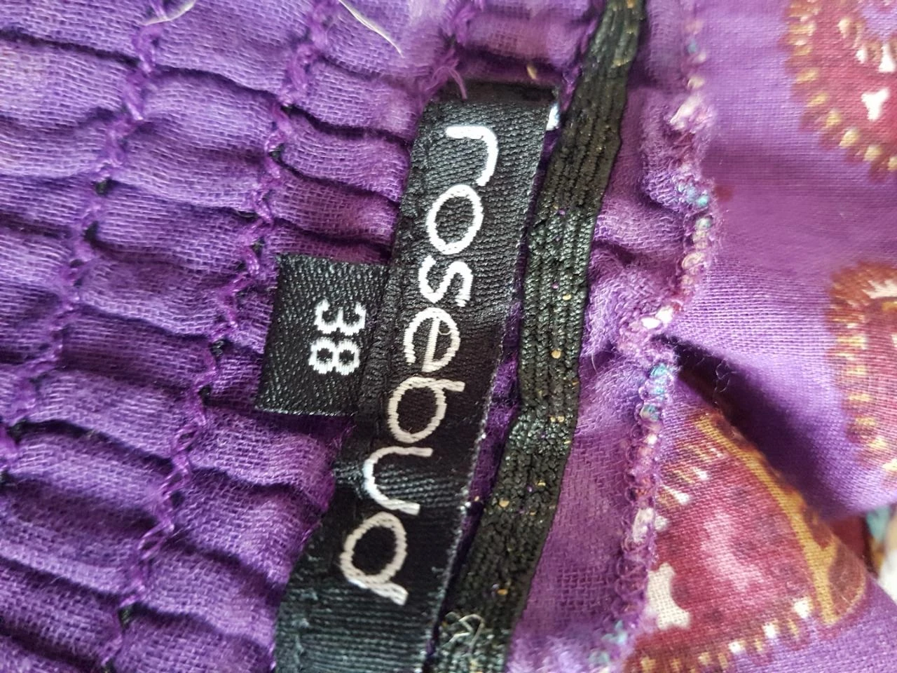 Long purple and multicolored dress – photo 5